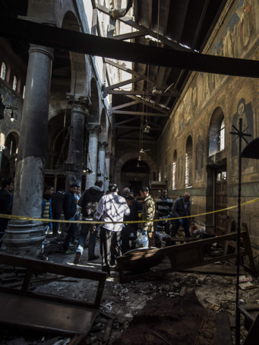 Bombet kirke. Foto: Scanpix/Khaled Desouki