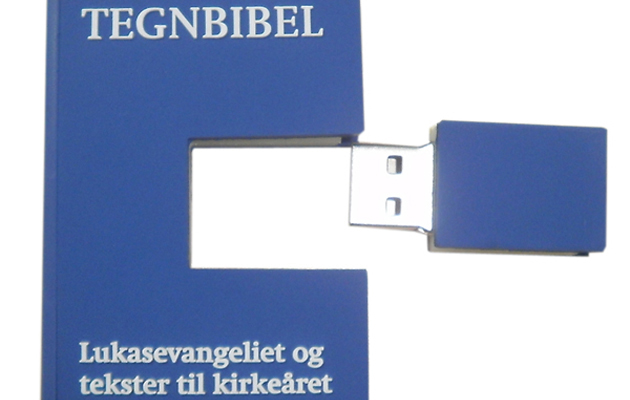 Tegnbibel på USB-stik