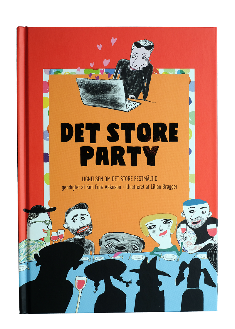 Omslaget til "Det store party"