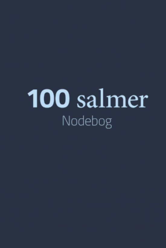 100 salmer nodebog