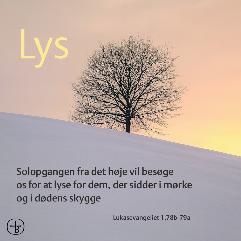 Bibelcitat: Lukasevangeliet 1,78b-79a