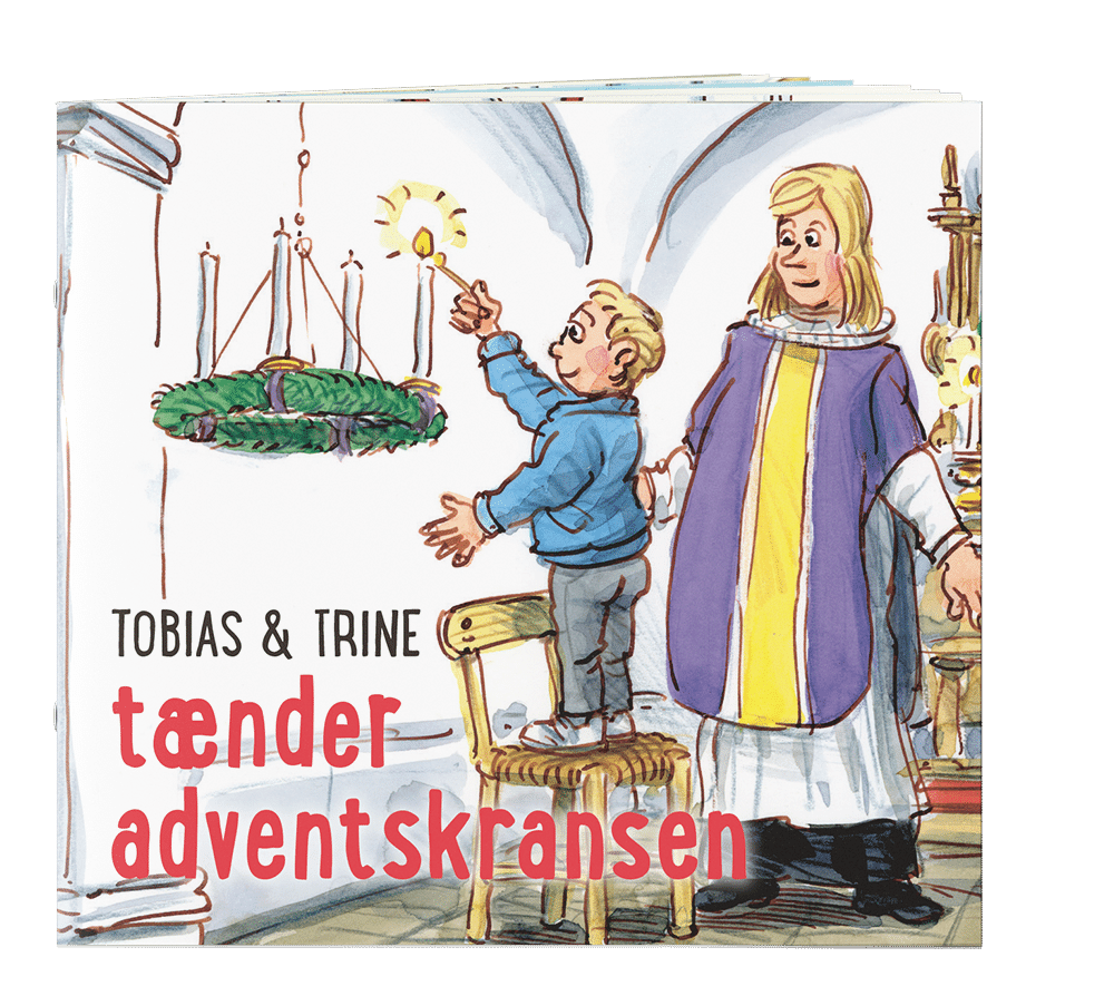 Presse: Tobias & Trine tænder adventskransen