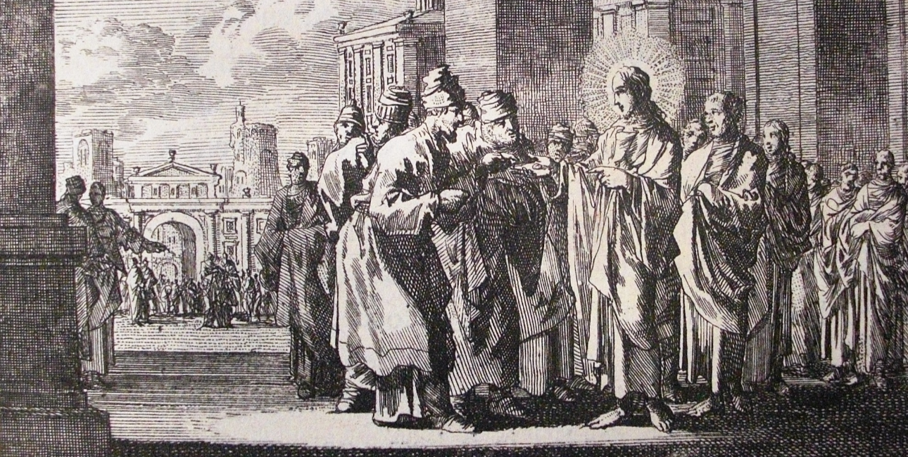 Jesus diskuterer med farisæerne
