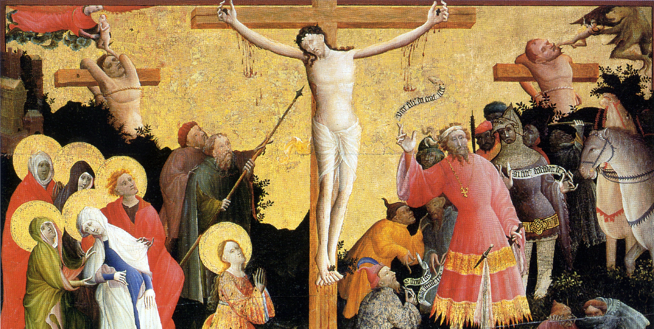 Legenden om Longinus er baseret på Johannesevangeliet 19,34. Her beskrives det, hvordan den romerske soldat Longinus stak Jesus i siden, mens han hang på korset. Foto: Wikimedia Commons.