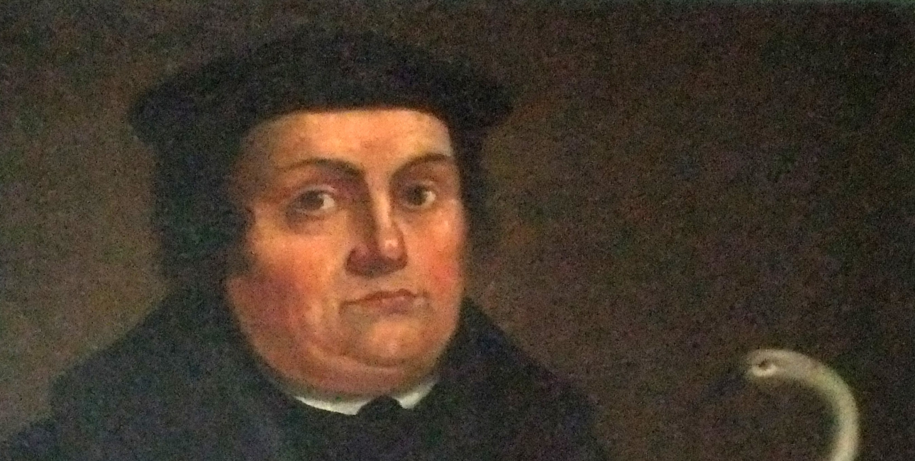 Portræt af Martin Luther af Johann Friedrich Glocker