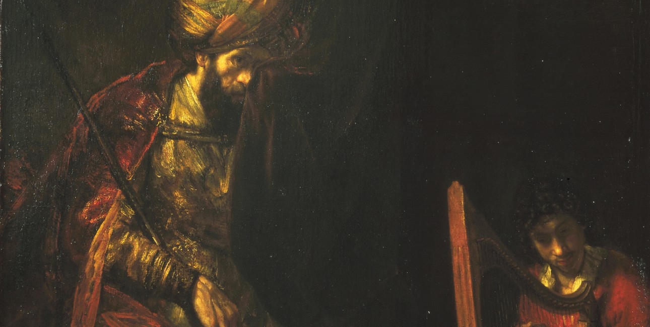 "Saul og David" af Rembrandt.