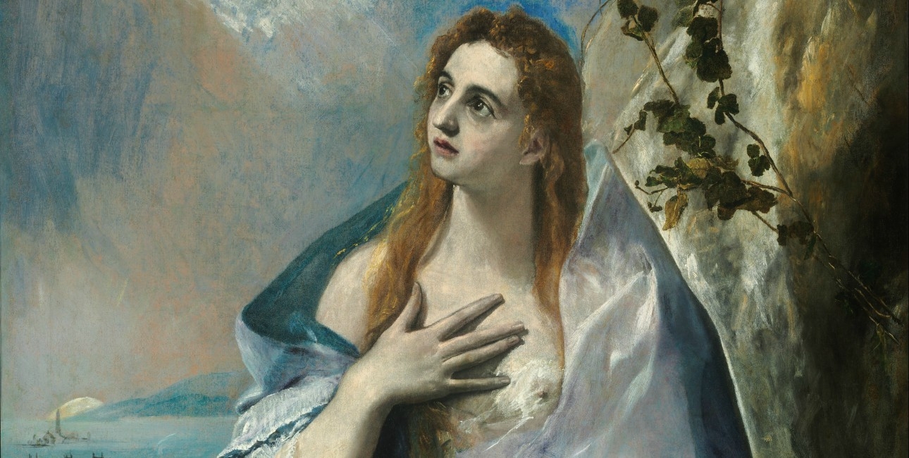 "The Penitent Mary Magdalene" fra 1576-1578 af El Greco (1541-1614). Findes på Museum of Fine Arts i Budapest.