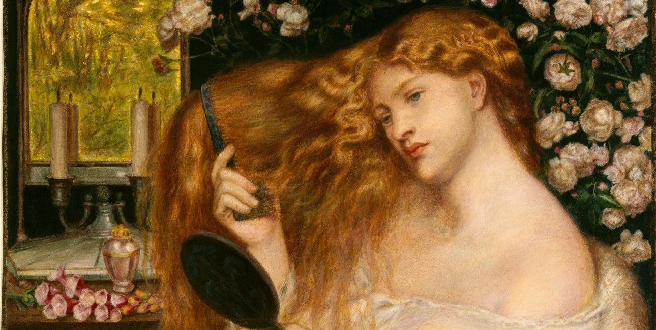 "Lady Lilith" fra 1867 af Dante Gabriel Rossetti (1828-1882). Findes på The Metropolitan Museum of Art.