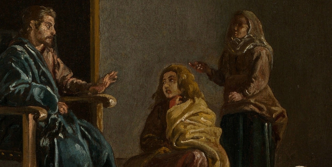 "Christ in the House of Mary and Martha" fra ca. 1620 af Diego Velázquez (1599-1660). Findes på National Gallery i London.