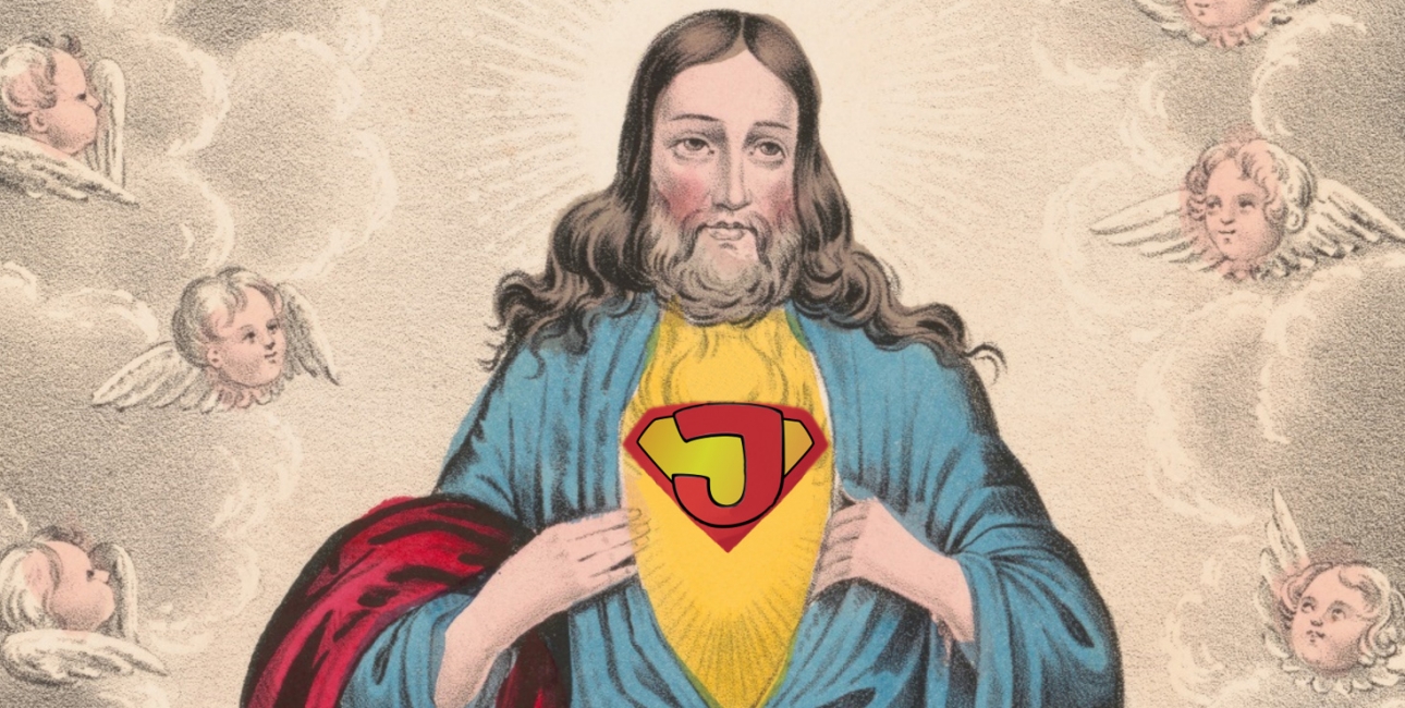 Ingen anden moderne superhelt har mere tydelige referencer til Bibelen og klassisk mytologi end netop Superman. Supermans to identiteter kan fortolkes som et billede på Jesus’ guddommelige og menneskelige natur.