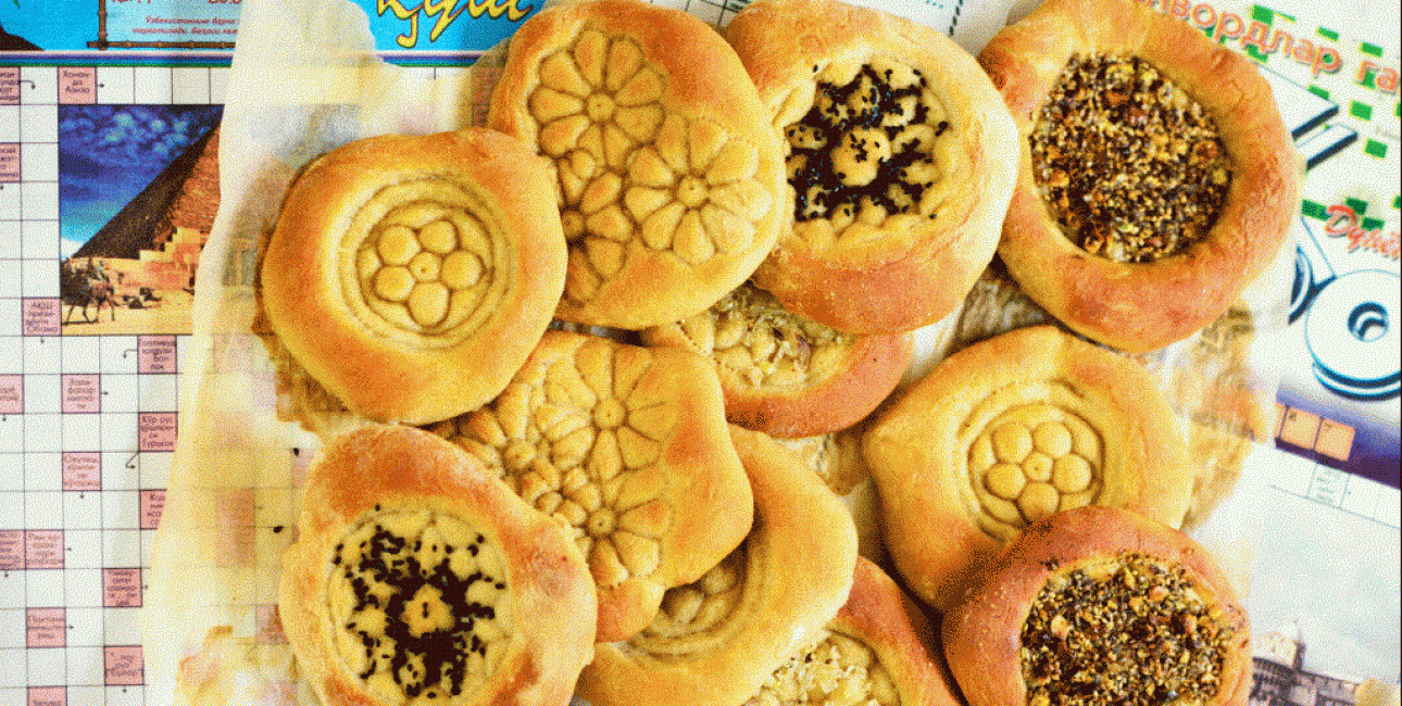 Uzbekiske brød. Foto: Kirsten Skaarup