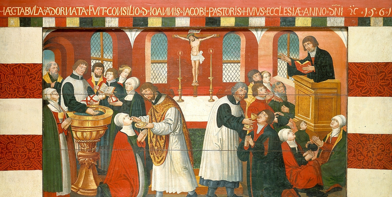 I 1561 besluttede præst Johannes Jacobsen i Torslunde Kirke på Sjælland sig for at bestille en ny alterbordsforside til sin kirke. Resultatet blev et smukt stykke kunsthåndværk, der viser de centrale dele af en protestantisk gudstjeneste: barnedåb, prædiken og nadver.