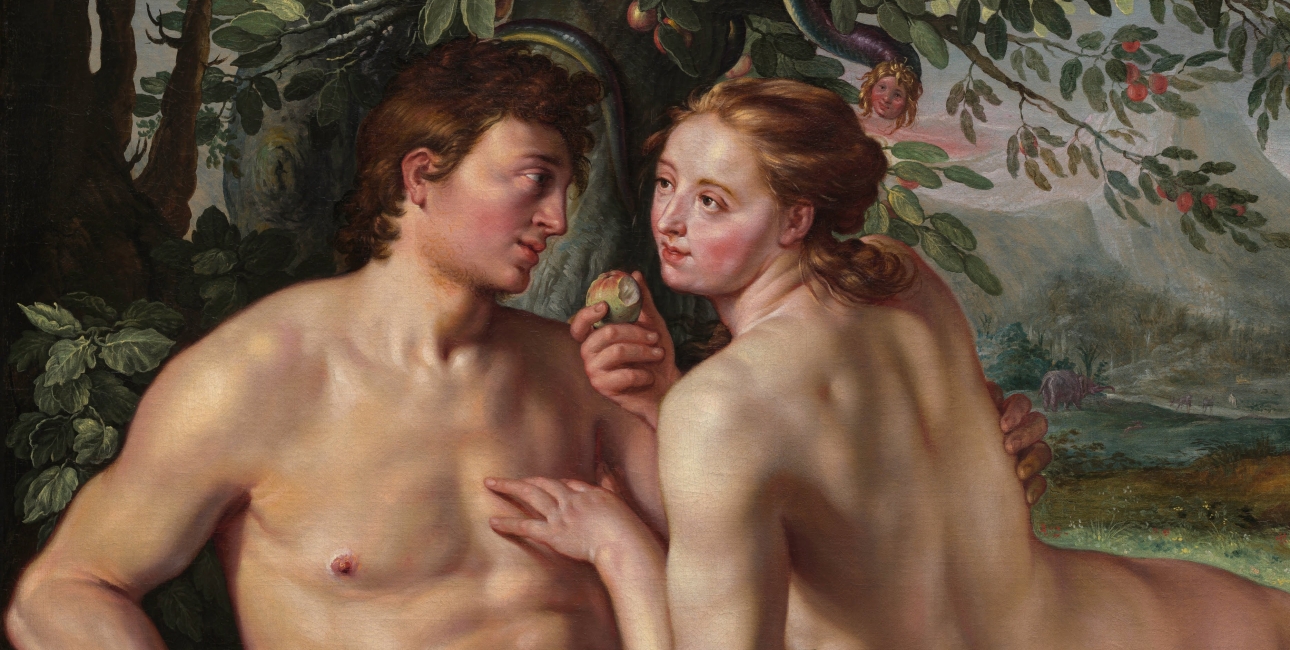 Hendrik Goltzius' "Syndefaldet" fra 1616. Fra Wikimedia. 