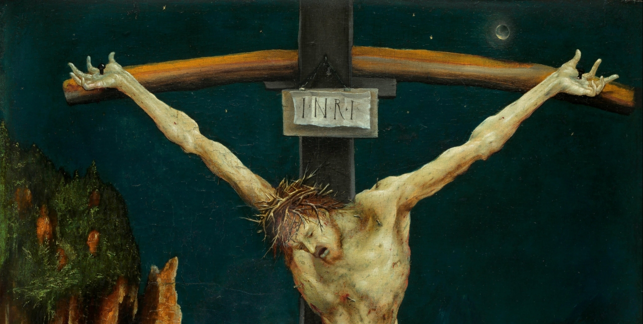 "The small crucifixion" af Matthias Günewald.