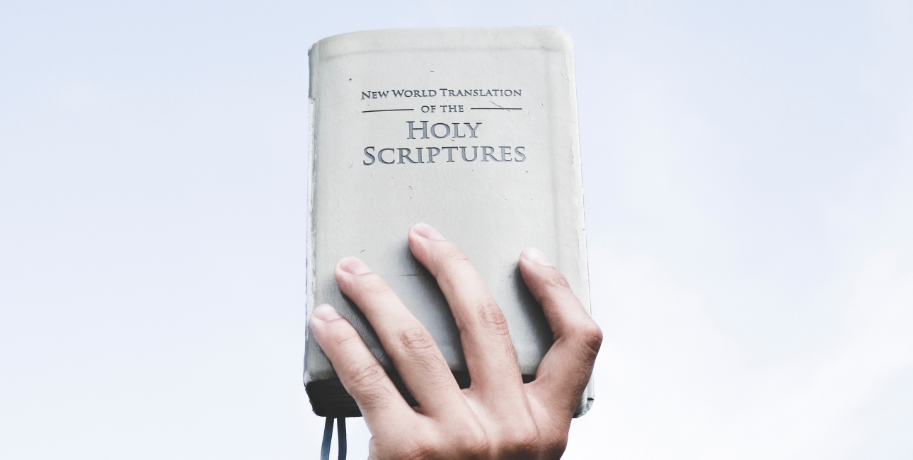 Ny verden-oversættelsen. Jehovas vidners oversættelse af Bibelen.