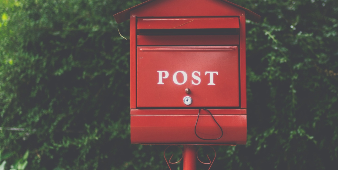 Postkasse. Foto: Unsplash.