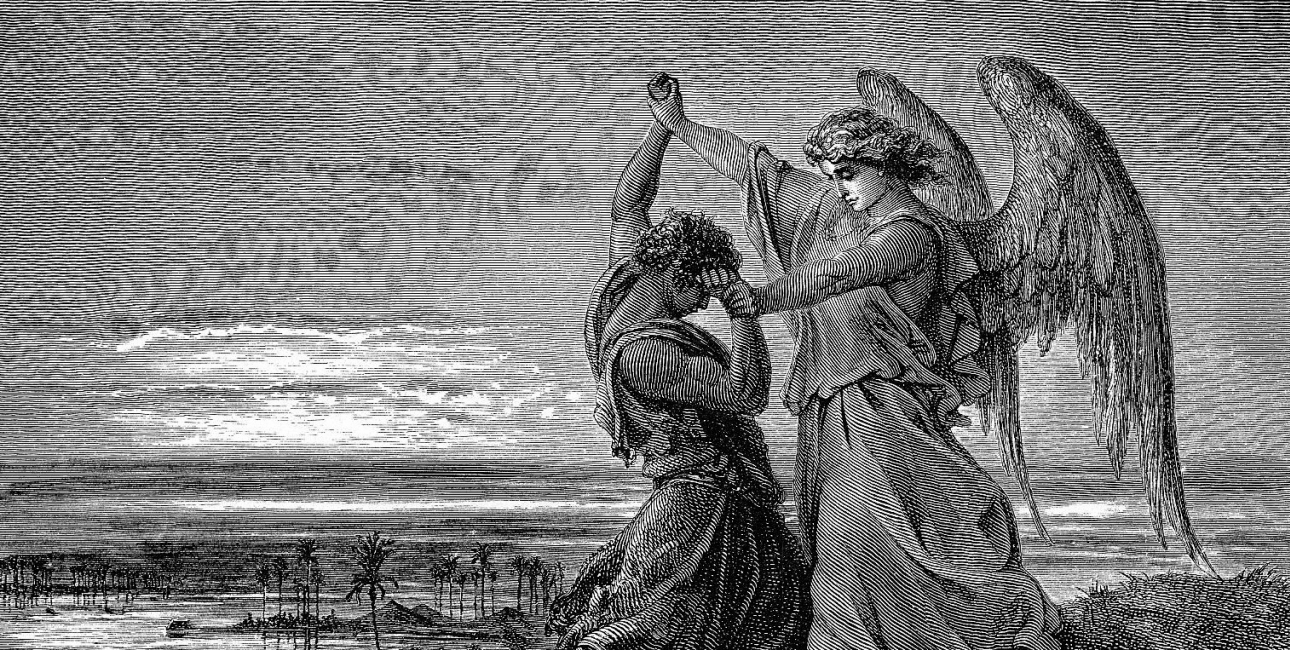 Jakobs kamp. Illustration: Gustave Doré.