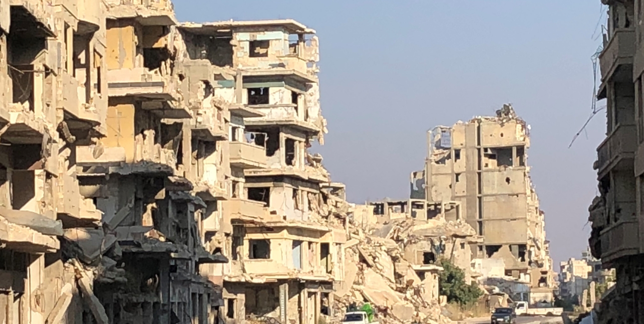 Ruiner i Syrien. Foto: UBS