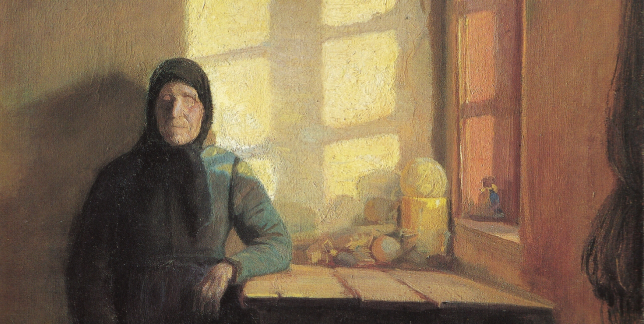 Solskin i den blindes stue. Maleri af Anna Ancher, 1885. Kilde: Den Hirschsprungske Samling.