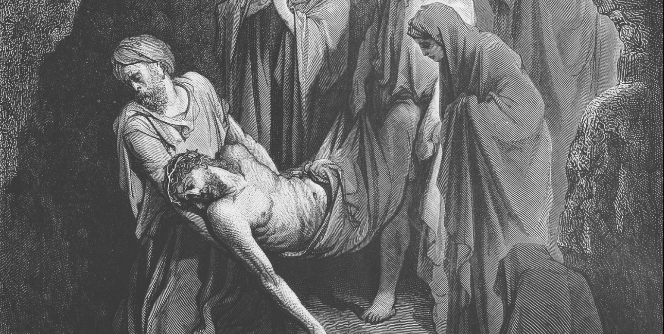 Jesus' begravelse. Illustration af Gustave Doré. Foto: Nicku / Shutterstock.com.