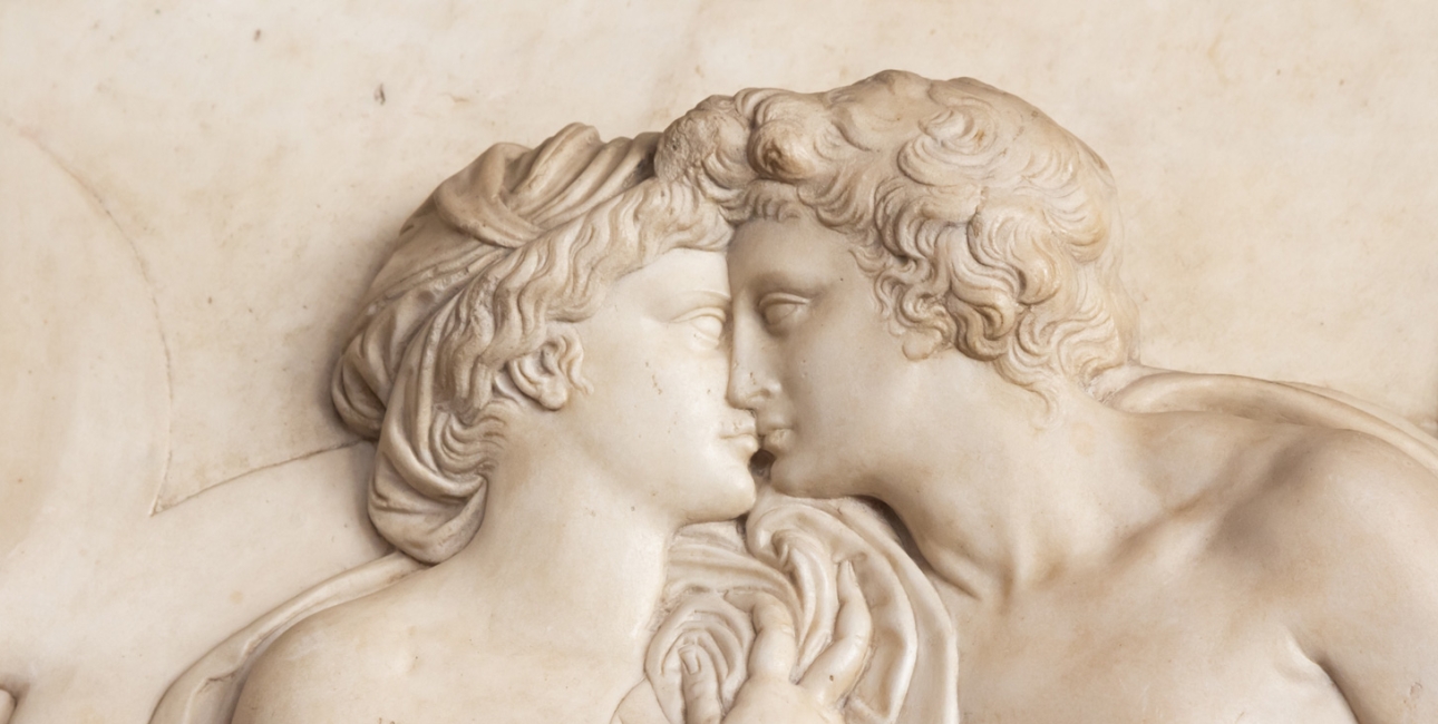 Kys. Relief fra springvand i Firenze, 1500-tallet. Foto: Paolo Gallo / Shutterstock.com.
