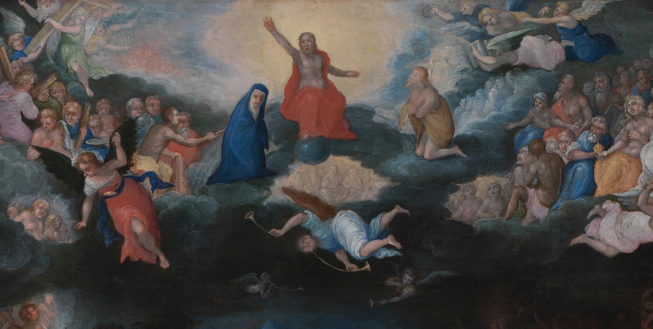 Dommedag. Maleri: Ukendt kunstner, 1602. Kilde: SMK.