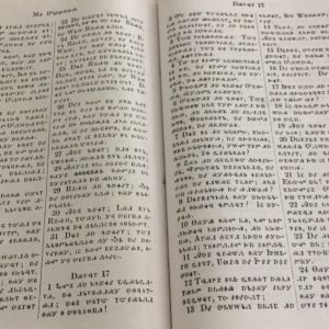 Bibelen i Cherokee-oversættelse fra Cherokee Heritage Center