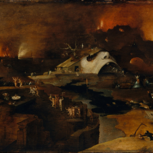 "Christ's descent into Hell" - malet af en følger af Hieronymus Bosch