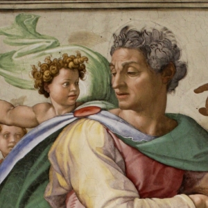Profeten Esajas af Michelangelo.