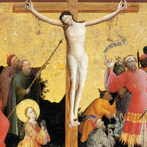 Legenden om Longinus er baseret på Johannesevangeliet 19,34. Her beskrives det, hvordan den romerske soldat Longinus stak Jesus i siden, mens han hang på korset. Foto: Wikimedia Commons.