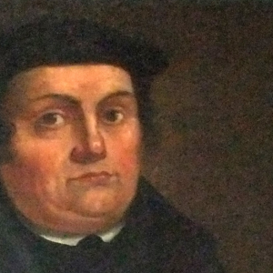 Portræt af Martin Luther af Johann Friedrich Glocker