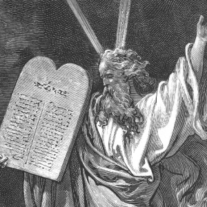 Moses kommer ned fra Sinajbjerget
