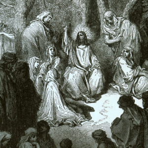 "Sermon on the Mount" af Gustave Doré