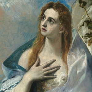 "The Penitent Mary Magdalene" fra 1576-1578 af El Greco (1541-1614). Findes på Museum of Fine Arts i Budapest.