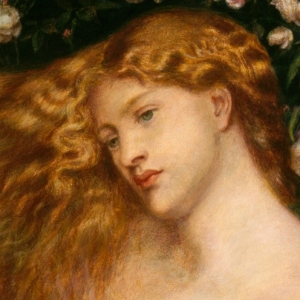 "Lady Lilith" fra 1867 af Dante Gabriel Rossetti (1828-1882). Findes på The Metropolitan Museum of Art.