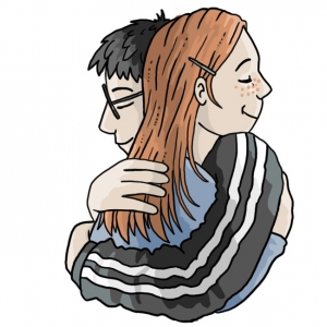 Harry og Ginny. Illustreret af Marie Dyekjær Eriksen.