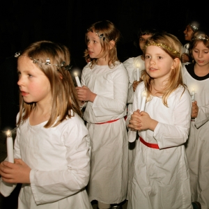 Luciaoptog. Foto: Anne Trap-Lind.