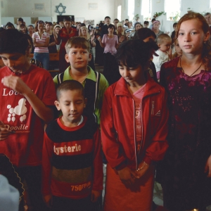 Gudstjeneste i en kirke i Usbekistan. Foto: Dag Smemo