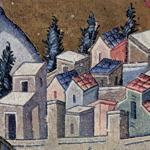 Nazaret, Byzantinsk mosaik