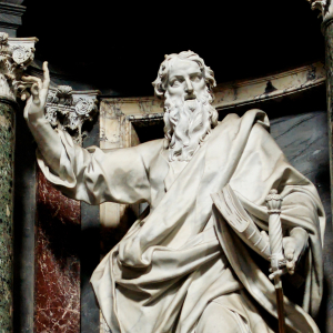 Paulus, statue fra Laterankirken i Rom. Kilde: Wikimedia Commons.