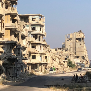 Ruiner i Syrien. Foto: UBS