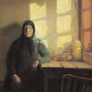 Solskin i den blindes stue. Maleri af Anna Ancher, 1885. Kilde: Den Hirschsprungske Samling.
