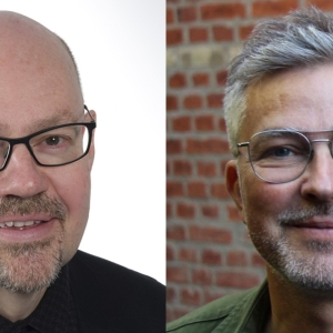 Jesper Høgenhaven og Kasper Bro Larsen. Foto. KU/AU.