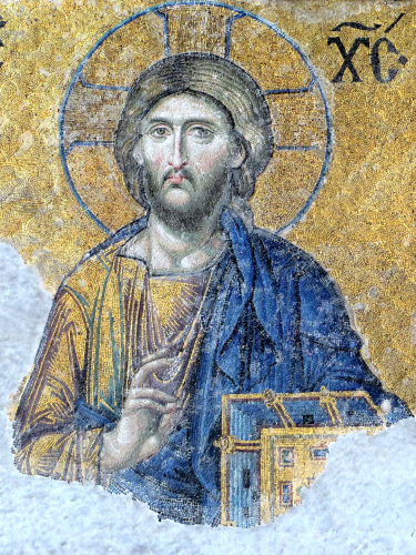 Kristen mosaik, Hagia Sophia. Foto: Simmermacher, Pixabay.