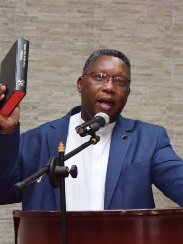 Valente Tseco, generalsekretær for Bibelselskabet i Mozambique