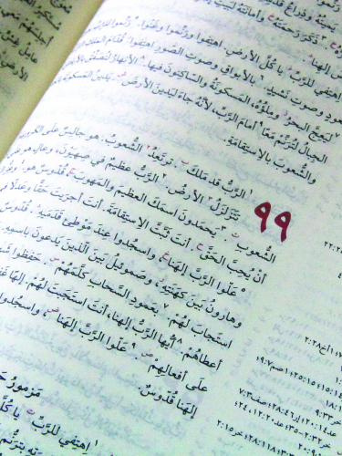 Bibelskrift fra Mellemøsten