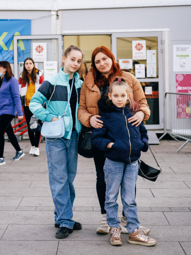 Liuba og hendes to døtre er blandt de omtrent tre millioner flygtninge fra Ukraine i Polen. Hun var bager i Kyiv og måtte forlade sin forretning, da krigen begyndte.