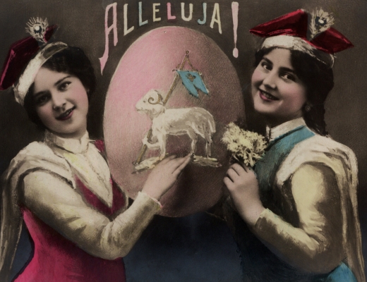 Hallelujah. Polsk postkort fra ca. 1900.