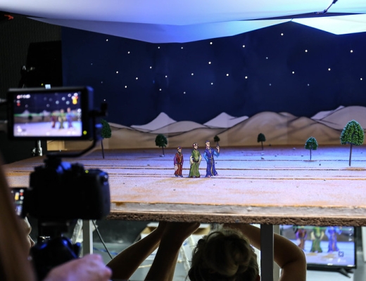 SAT-7 animerer Bibelfortællinger. Foto: SAT-7