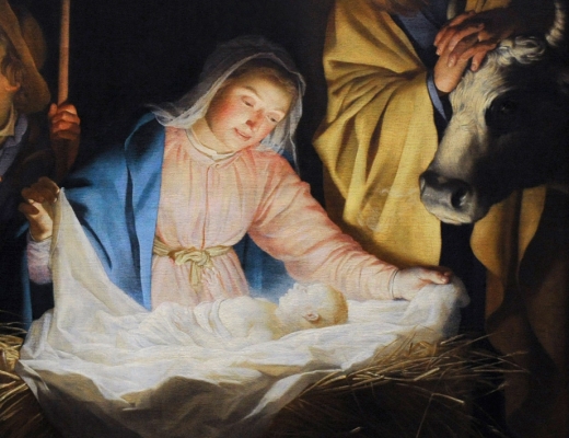 Hyrdernes tilbedelse. Maleri af Gerard van Honthorst, 1622. Kilde: Album/Ritzau Scanpix.